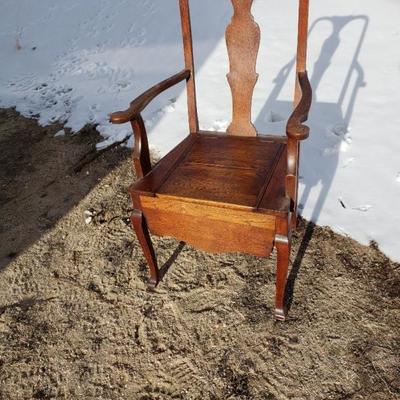 Antique Chamber Chair