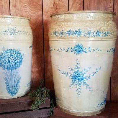 French Country Decorative Urns (2)