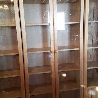 Wood and Glass Cabinet (2)