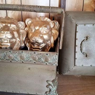 Lion Accents and Indian Treasure Box