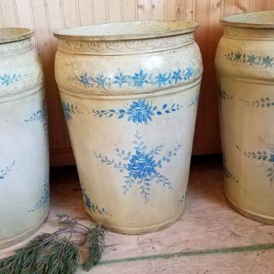 French Country Decorative Urns (3)