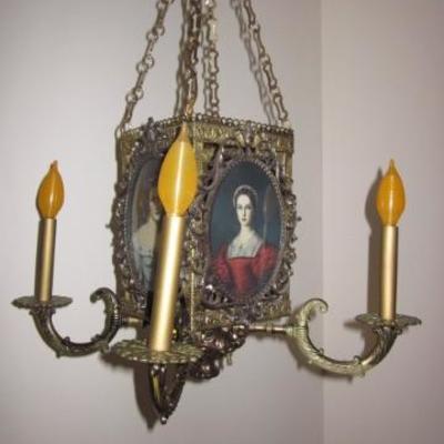Ornate Hanging Victorian Candelabra