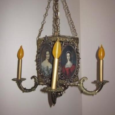 Ornate Hanging Victorian Candelabra