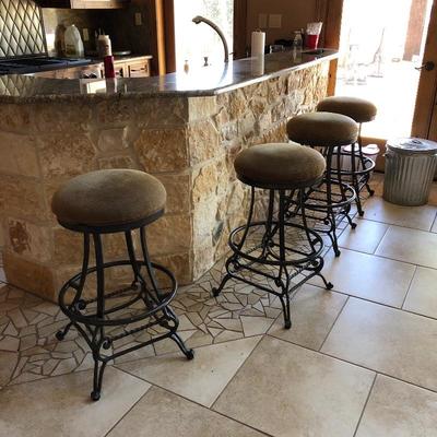 Some of many bar stools