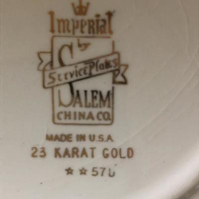 Salem Imperial 8 dinner plates $80