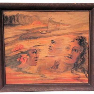 KVV006 Hawaiian Painting 'Foretelling of the Sinking'