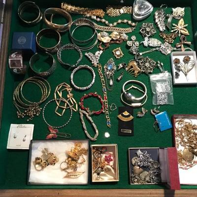 necklaces, watches, bracelets, ear rings, lots of goodies 