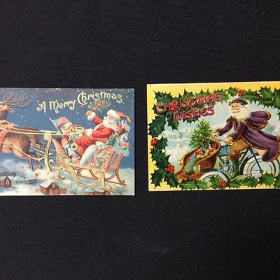 19th C Christmas postcards