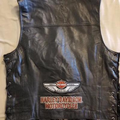 Nice Leather Harley Davidson Vest