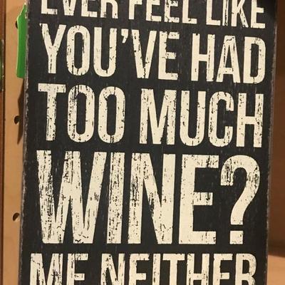 Wine Signage 