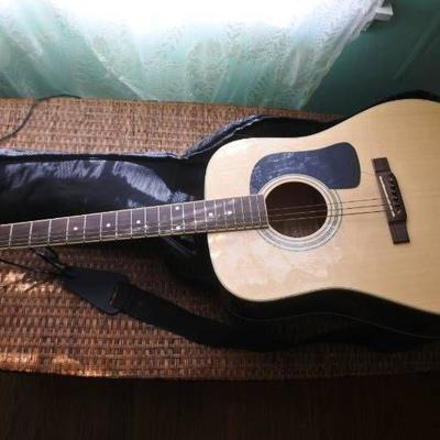 Washburn Electric Acoustic Guitar and Case