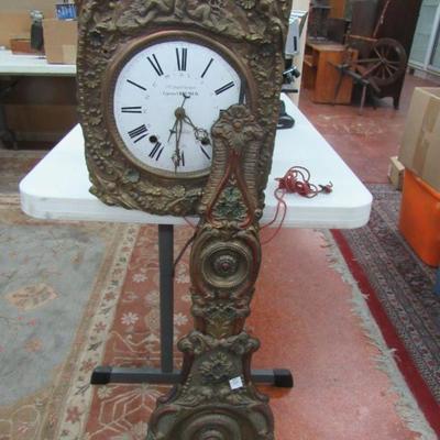 Antique French Wag on Wall Clock