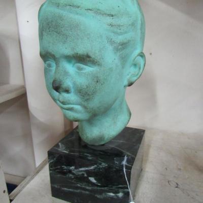 Alftaubo-Norw 1949 Bronze Girl Head