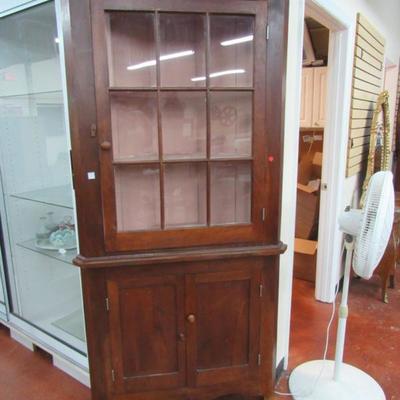 antique Corner Cabinet