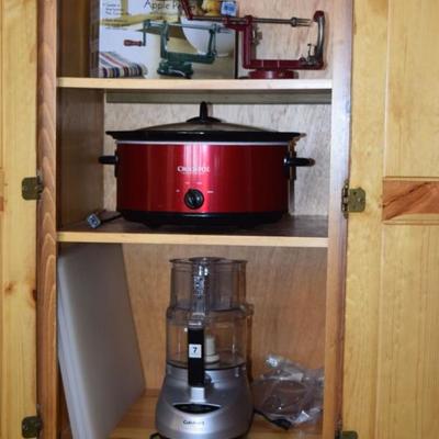 Storage Cabinet & Small Appliances