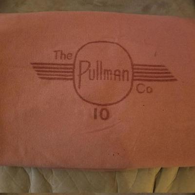 Vintage Pullman Railroad blanket