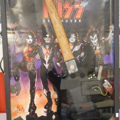 Kiss Signed Guitar