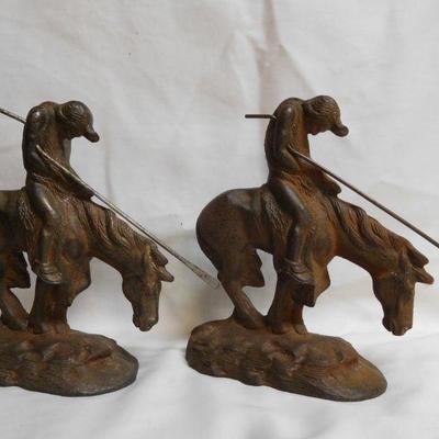 Pair of Bronze Figures