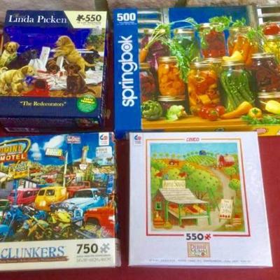 Set of 4 Puzzles