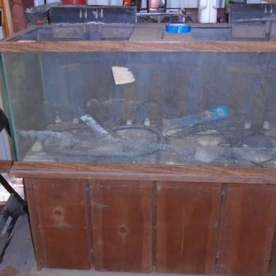 Fish Tank With Stand and accessories.