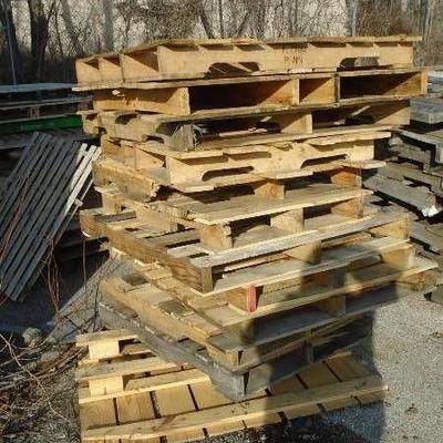 Stack of Misc Pallets.