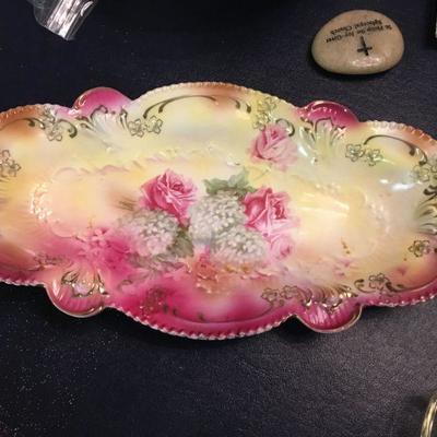 RS Prussia floral dish