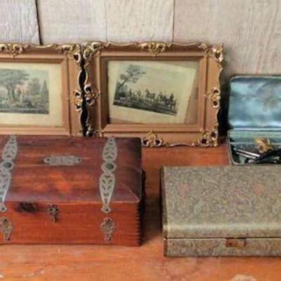 MVF005 Vintage Jewelry Boxes and Frames