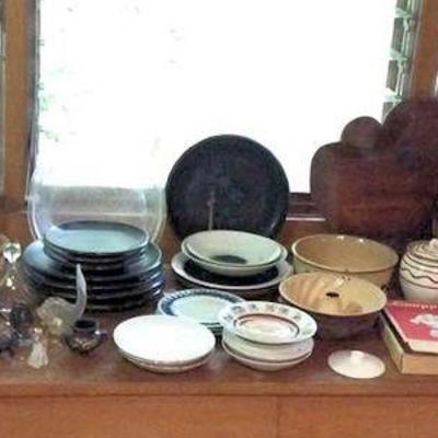 MVF021 Wooden Platter, Etched Glass, Fine China, Figurines & More