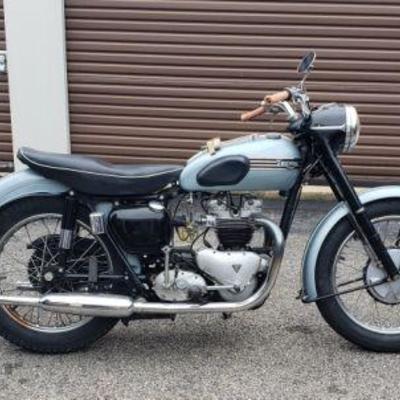 1956 Triumph Tiger T110 Motorcycle