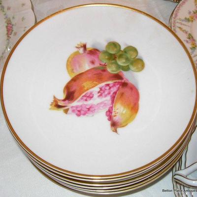 German Fruit Salad Plates
