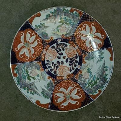 19th Century Edo Period red mark large Imari Charger, there are two identical in this Sale