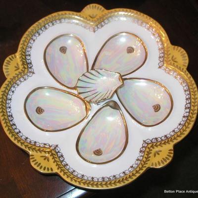 Limoges Oyster Plate