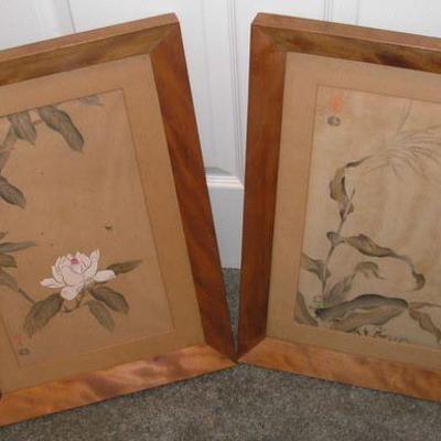 Pair Of Japanese Woodblock prints from Japan