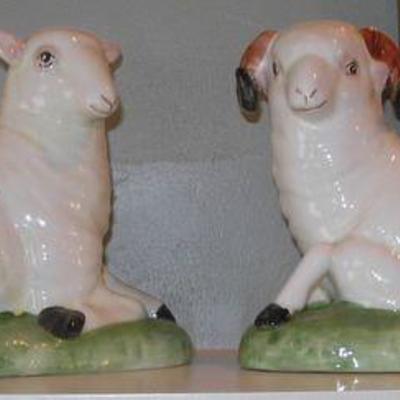 Italian Pottery Ewe and Ram