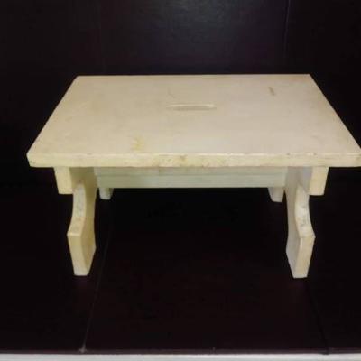 Neat Old Wooden Single Step Stool