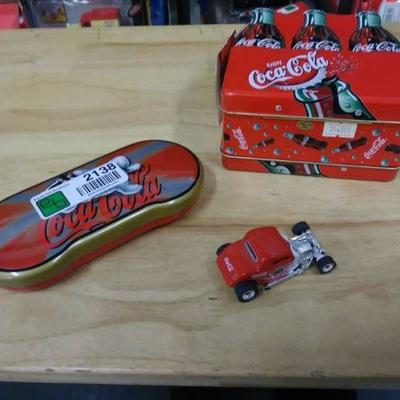 Coca Cola Glasses holder, lunch box (with suprise! ...