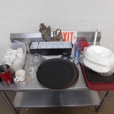 Coffee Cups, Trays and Miscellaneous