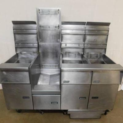 Pitco 3 Bay Fryer with Auto Filter System