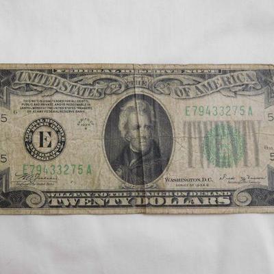 1934 $20 Green Note