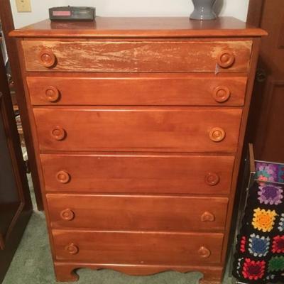 Vintage Maple Chest of Drawers