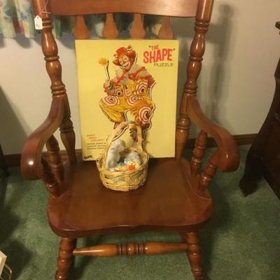 Maple Rocker from the Hickory Chair Company