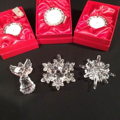 Waterford Crystal Ornament Lot 1