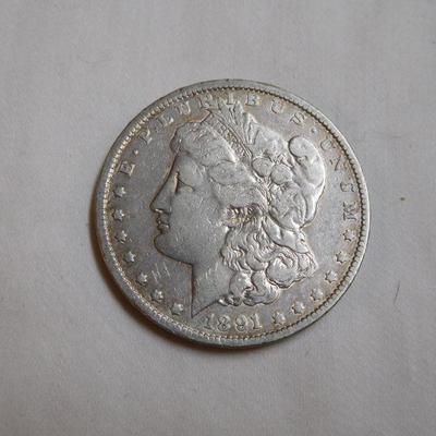 1891 0 Morgan Silver Dollar
