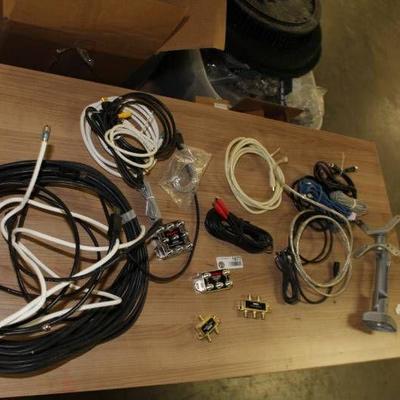 Box of Coaxial Cable and parts