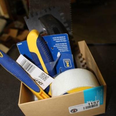 Box of Ceramic Tile Tools