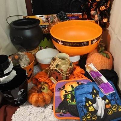 Assortment of Halloween Decorations