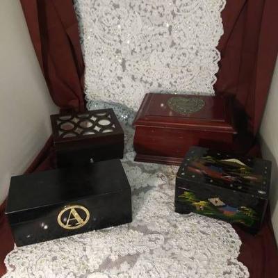 Lot of Beautiful Jewelry Box's