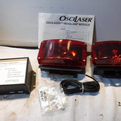 CODE 3 Red Osilaser head light assemblies for fire ...