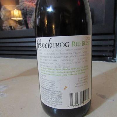 Wine - Le French Frog Red Blend.