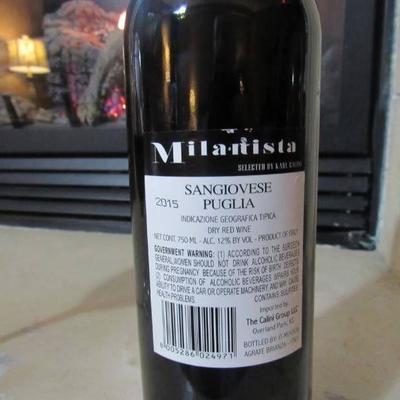Wine - Milanista Sangiovese Puglia.